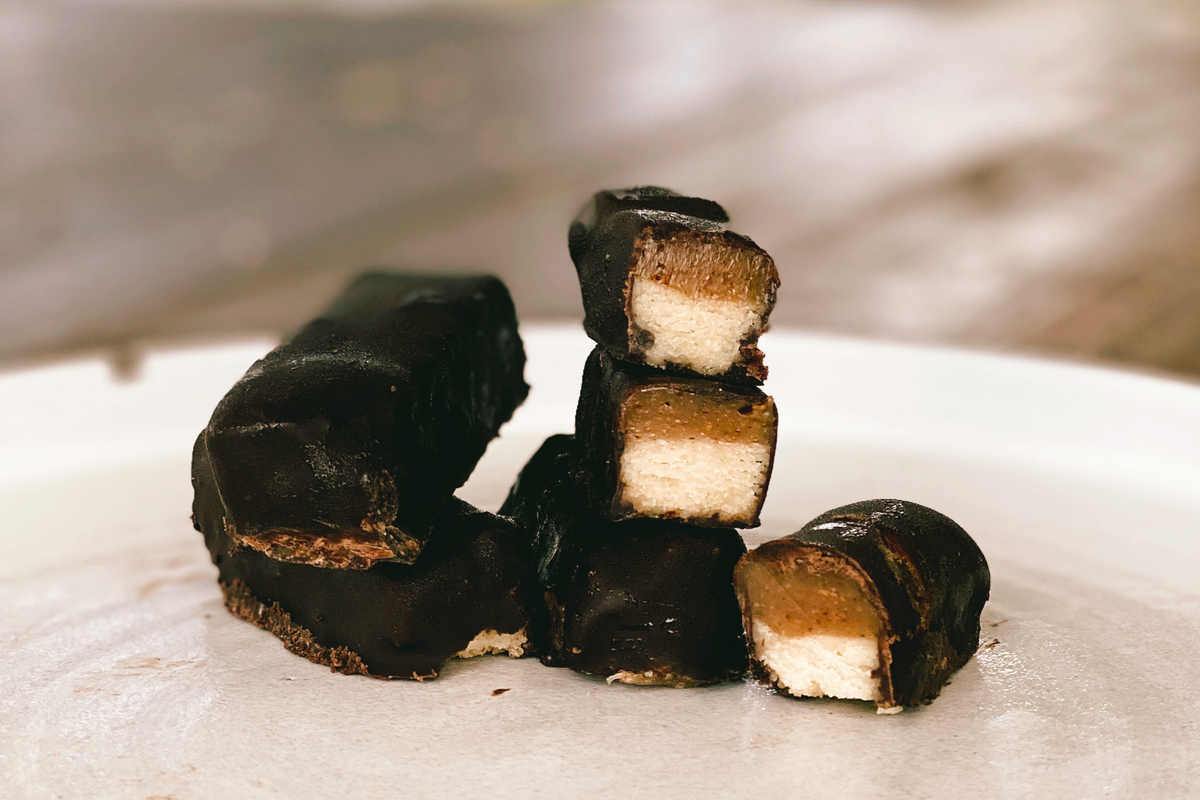 Healthy Twix Bars